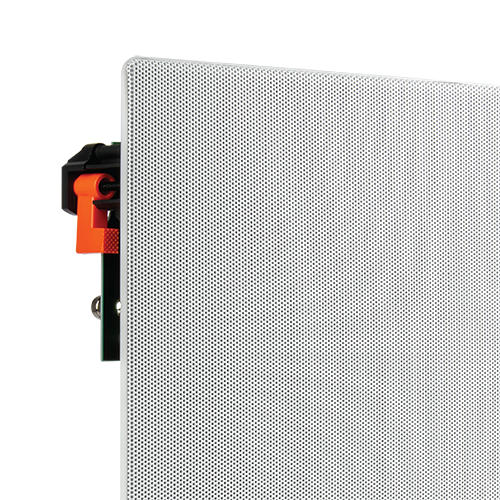 Zero bezel metal grille installs flush to wall or ceiling for a clean, inconspicuous appearance